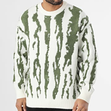 Uniplay - Pull Blanc Vert