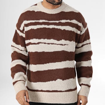Uniplay - Pull Beige Marron