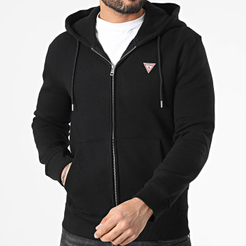 Guess - M4YQ28-K9V31 Felpa con zip e cappuccio nero