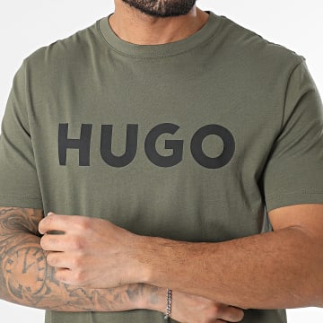 HUGO - Tee Shirt Dulivio 50467556 Vert Kaki