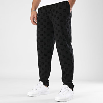 HUGO - Pantalon Jogging Flock AOP 50501603 Noir