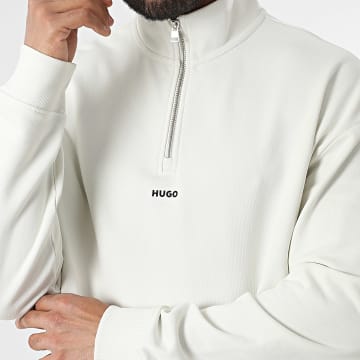 HUGO - Sweat Col Montant Zippé Durty 244 50525881 Blanc