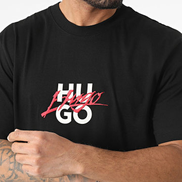 HUGO - Tee Shirt Dlongny 50521076 Noir