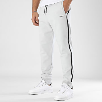 BOSS - Pantalon Jogging A Bandes Hadiko Tape 50530030 Gris Clair