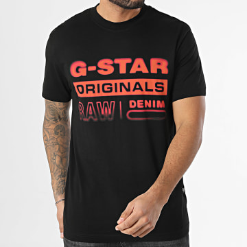 G-Star - Gradiënt Originals T-shirt D25149-336 Zwart