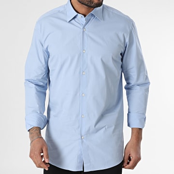 HUGO - Chemise Manches Longues Valerio 50519812 Bleu Clair