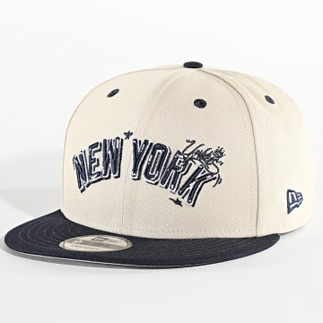 New Era - Gorra 9Fifty NY 60586776 Beige Negro