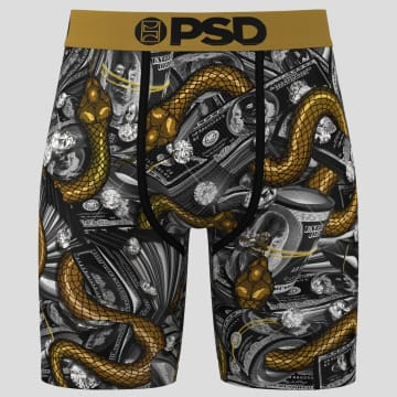 PSD - Boxer 424180047 Noir Gris