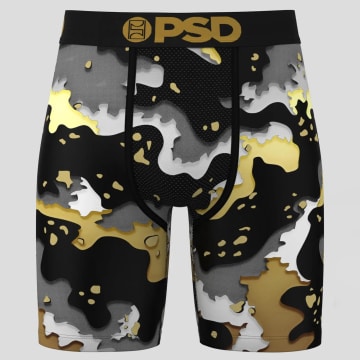 PSD - Boxer 424180077 Noir gris Blanc Jaune