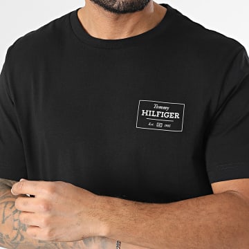 Tommy Hilfiger - Tee Shirt Monotype Printed Label 7454 Noir
