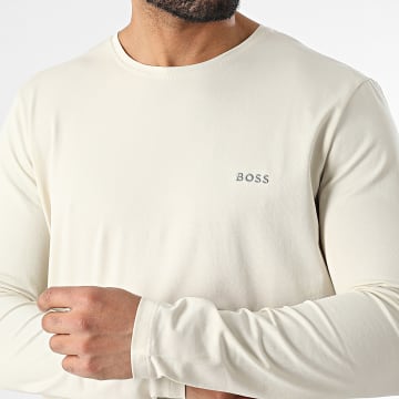 BOSS - Tee Shirt Manches Longues Mix And Match 50515389 Beige