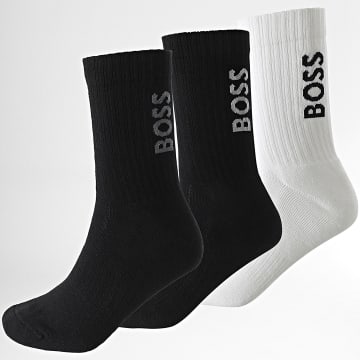 BOSS - Lot De 3 Paires De Chaussettes 50531540 Blanc Noir
