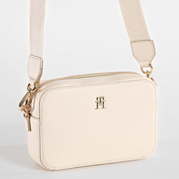 Tommy Hilfiger - Sac A Main Femme Soft Logo Camera 6906 Beige Doré