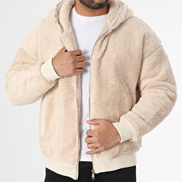 Uniplay - Veste Zippée Capuche Beige