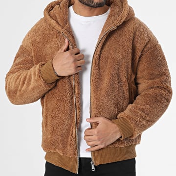 Uniplay - Veste Zippée Capuche Camel