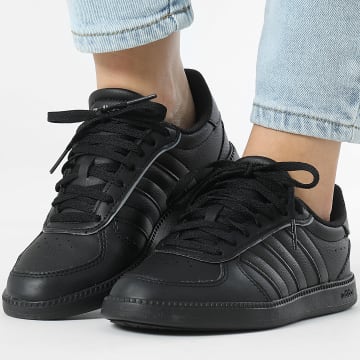 Adidas Sportswear - Baskets Femme Breaknet Sleek IH5422 Core Black Iron Metallic