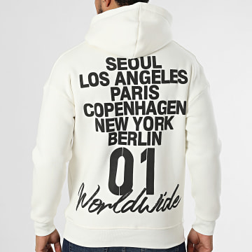 Ikao - Sweat Capuche Blanc