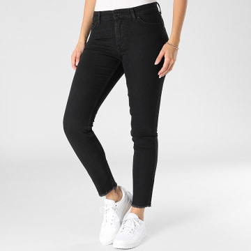 Only - Vaqueros pitillo Hush Mujer Negros