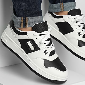 Tommy Jeans - Baskets Retro Basket Cupsole Tumble 1513 Ecru