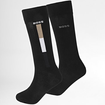 BOSS - Lot De 2 Paires De Chaussettes 50531084 Noir