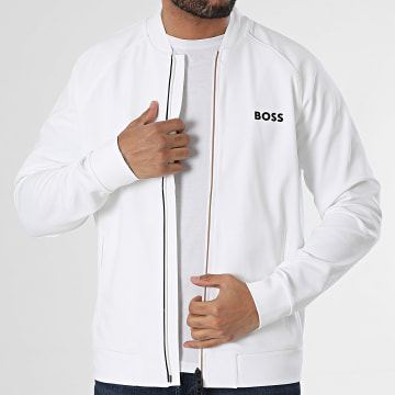 BOSS - Sweat Zippé Samoo 50530732 Blanc