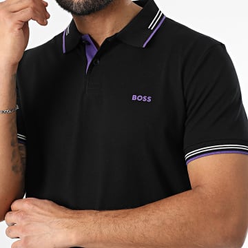 BOSS - Polo de manga corta Paul 50506193 Negro