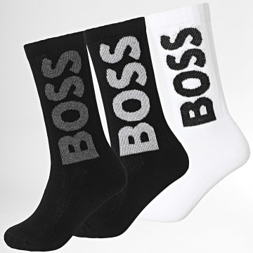 BOSS - Lot De 3 Paires De Chaussettes 50524259 Noir Blanc