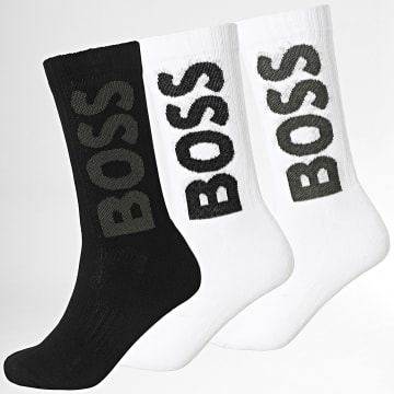 BOSS - Lot De 3 Paires De Chaussettes 50524259 Noir Blanc