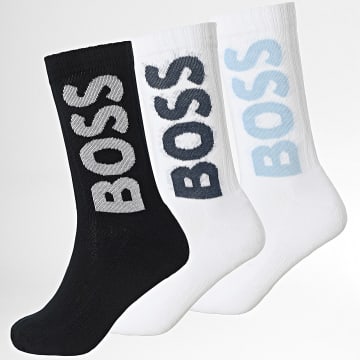 BOSS - Lot De 3 Paires De Chaussettes 50524259 Noir Blanc