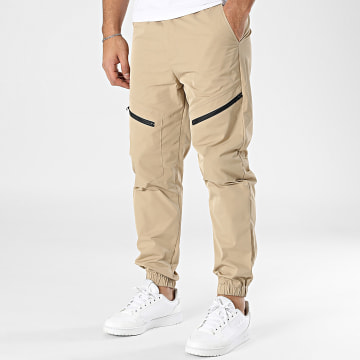 Frilivin - Pantalones Cargo Beige