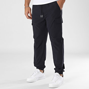 Frilivin - Pantalon Cargo Bleu Marine