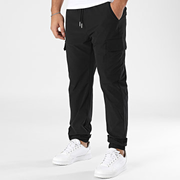 Frilivin - Pantalon Cargo Noir