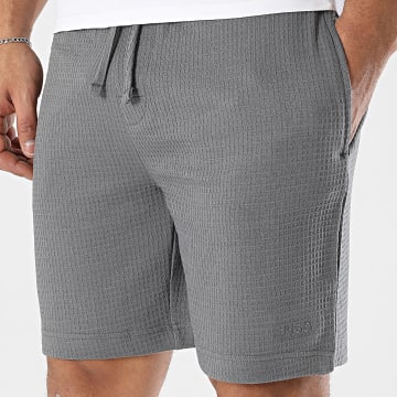 HUGO - Short Jogging Waffle Austin 50532023 Gris Anthracite
