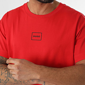 HUGO - Tee Shirt Laze 50525236 Rouge