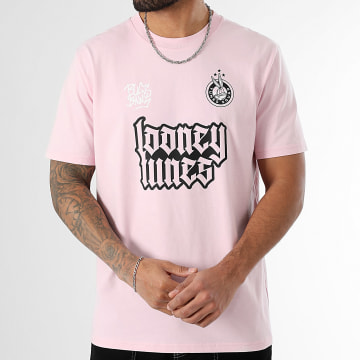 Looney Tunes - Tee Shirt Oversize Hybrid Bugs Rose