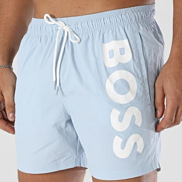 BOSS - Short De Bain Octopus 50515296 Bleu Clair