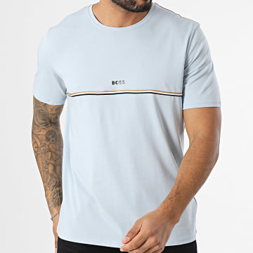 BOSS - Tee Shirt Unique 50515395 Bleu Clair - LaBoutiqueOfficielle.com