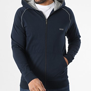 BOSS - Sweat Capuche Zippé MixAndMatch 50515392 Bleu Marine
