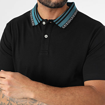 Guess - Polo Manches Courtes Slim M5RP60-K7O64 Noir