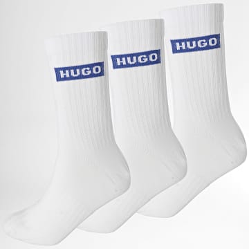 Hugo Blue - Lot De 3 Paires De Chaussettes 50523025 Blanc