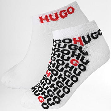 HUGO - Lot De 2 Paires De Chaussettes 50520998 Blanc
