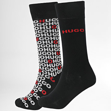 HUGO - Lot De 2 Paires De Chaussettes 50524718 Noir