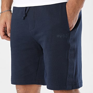 HUGO - Short Jogging A Bandes Tonal Logo 50520492 Bleu Marine