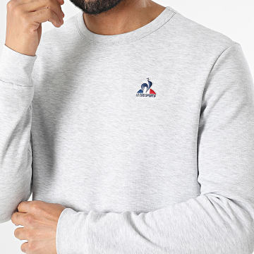 Le Coq Sportif - Essential N2 Sweat Top met ronde hals 2510022 Heather Grey