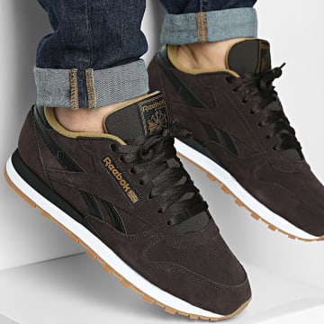 Reebok - Baskets Classic Leather 100201134 Brown Black