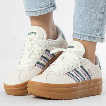 Adidas Sportswear - Baskets Femme VL Court Bold JI1788Off White Core Green Bliss Lilac