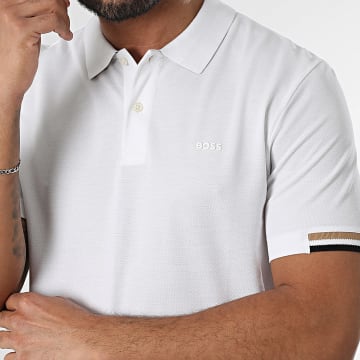 BOSS - Polo de manga corta Parlay 147 50467113 Blanco