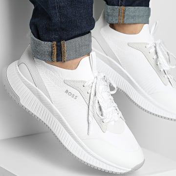 BOSS - Zapatillas Slon Titanio 50523113 Blanco