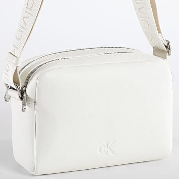 Calvin Klein - Sac A Main Femme Over Webbing Camera Bag 21 2711 Blanc