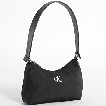 Calvin Klein - Sac A Main Femme Sleek Nylon Shoulderbag 3124 Noir